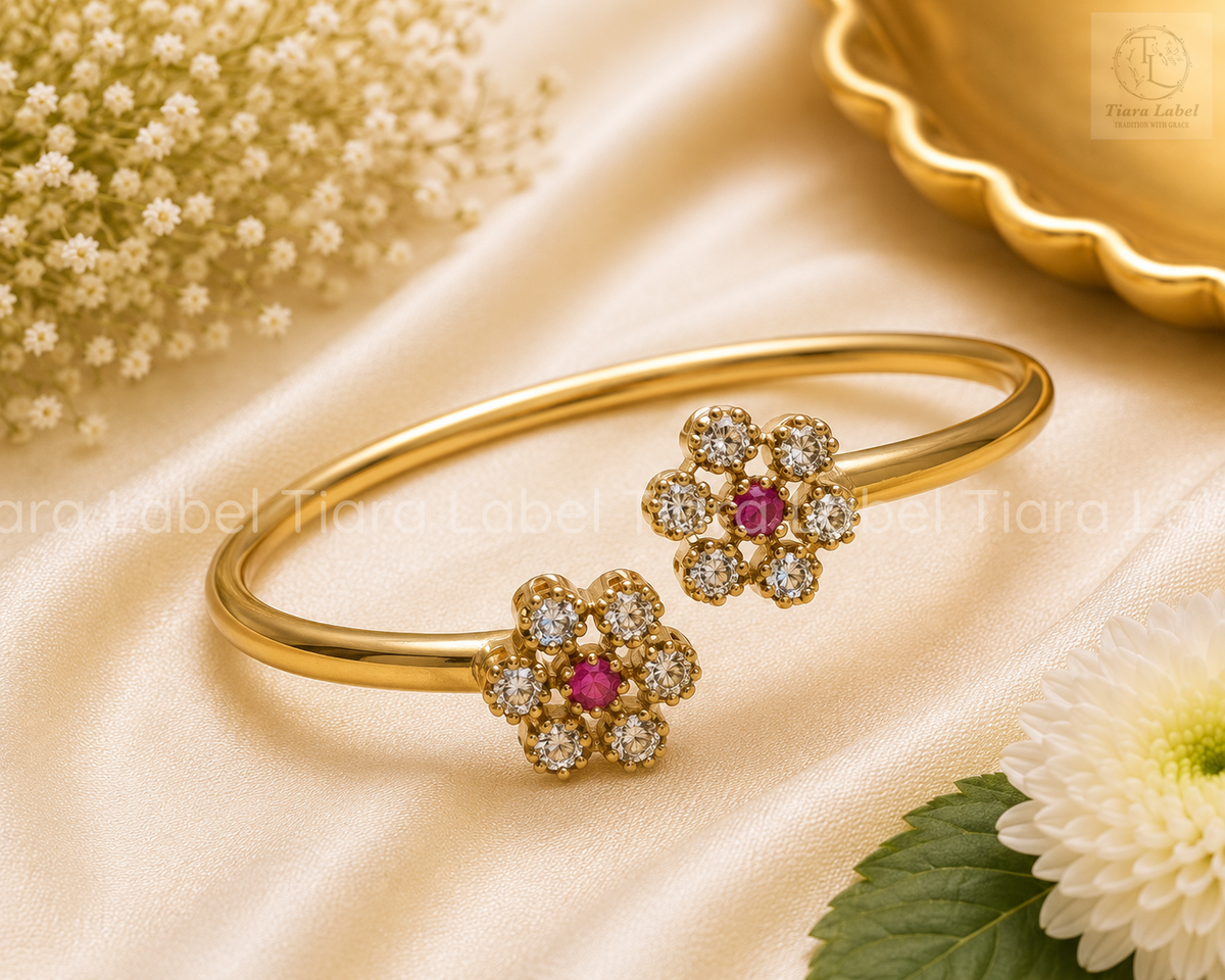 Traditional Adjustable Open Cuff Bracelet
