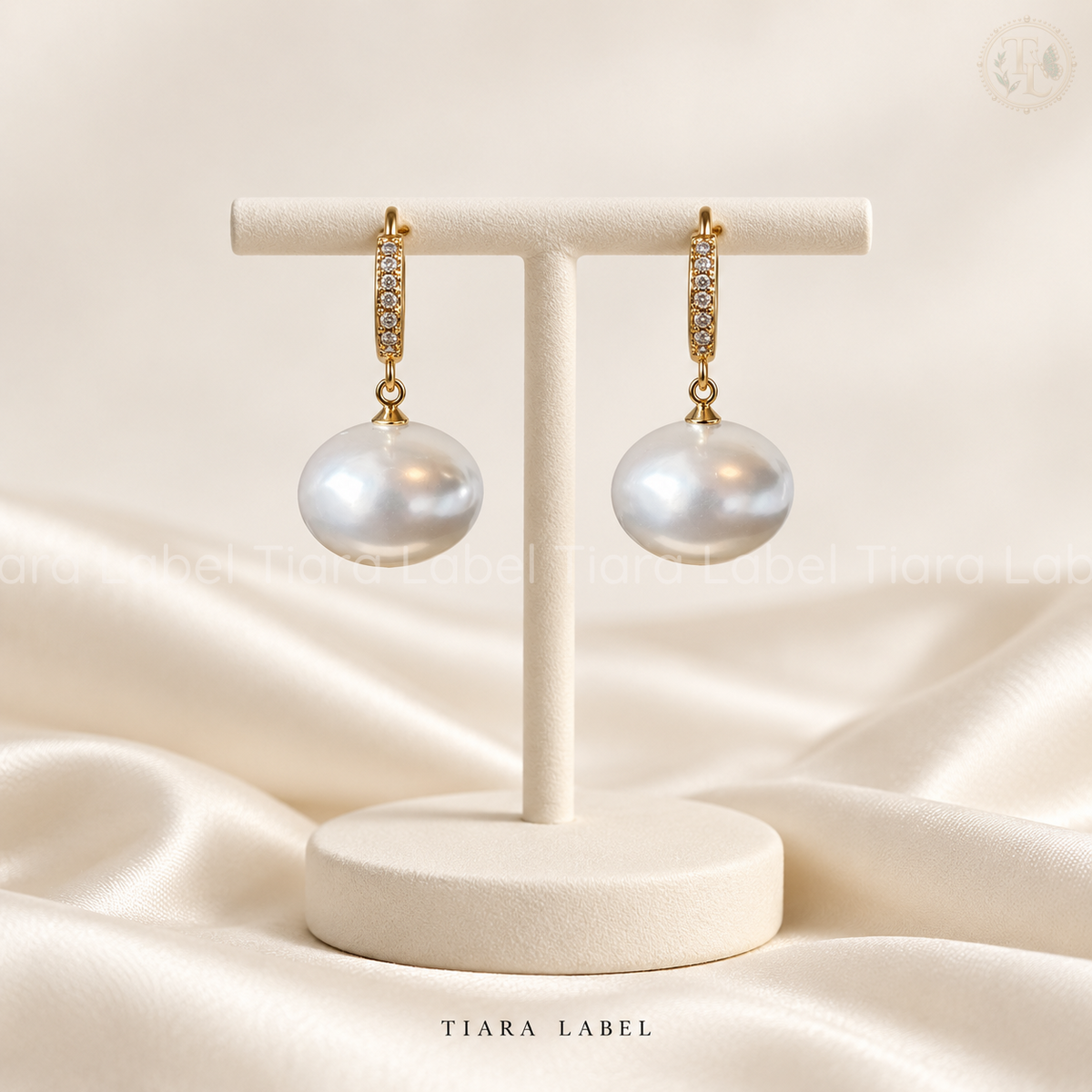 Pearl Glow Anti-Tarnish Drop Earrings