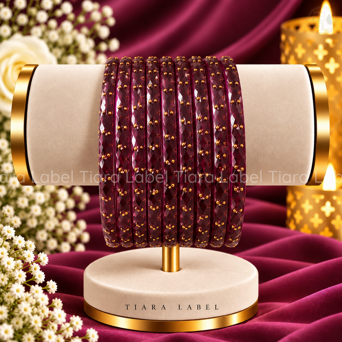 Raindrop Glass Bangles