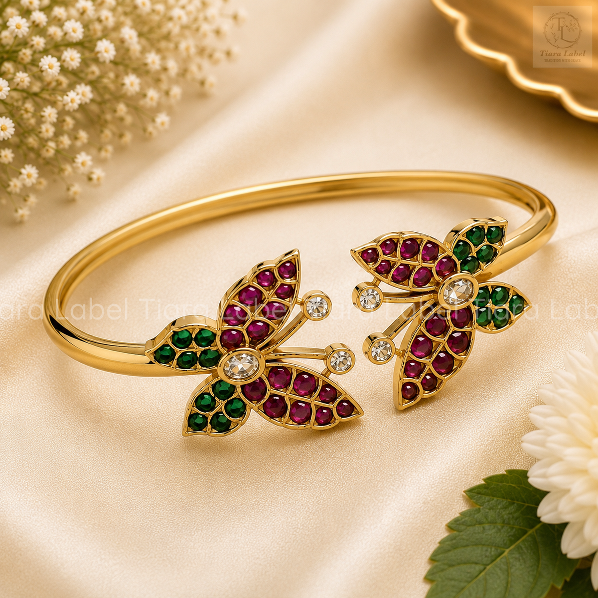 Traditional Adjustable Open Cuff Bracelet
