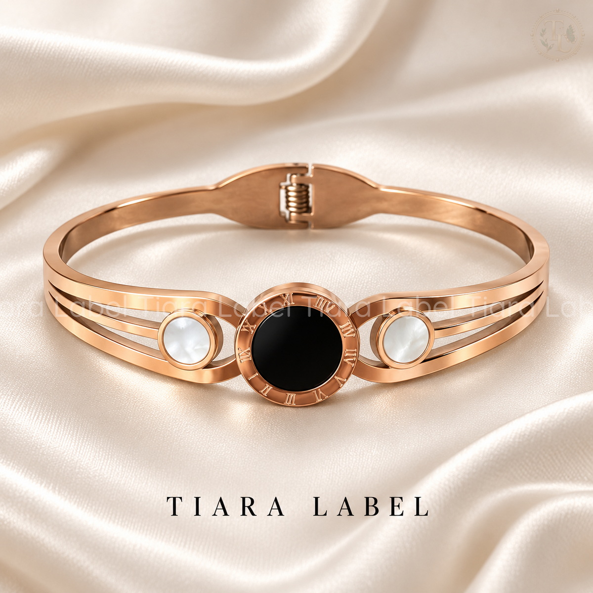 Midnight Roman Emblem Bracelet