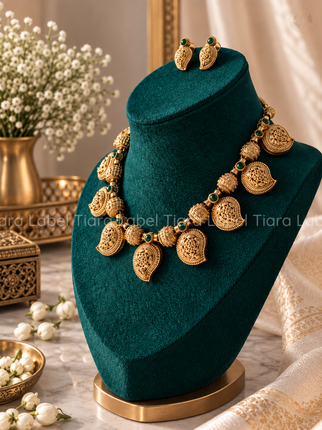 Antique Maanga Motif Necklace Set