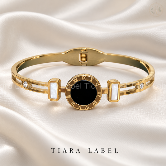 Roman Noir Anti-Tarnish Bracelet
