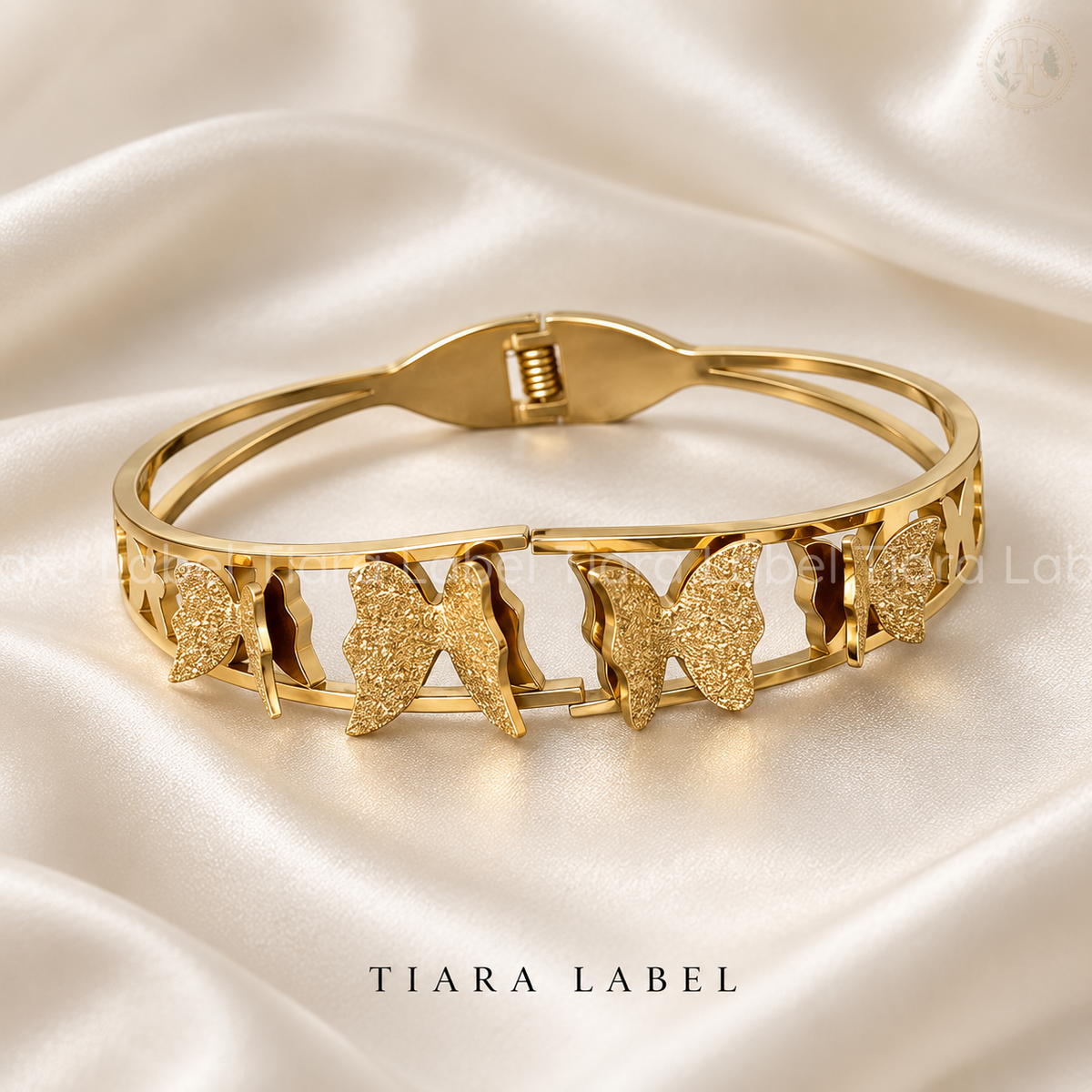 Golden Flutter Butterfly Bracelet