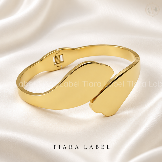 Fluid Wave Statement Bracelet