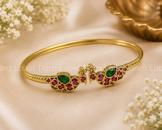 Traditional Adjustable Open Cuff Bracelet